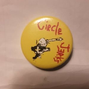 Circle Jerks Small Pin Back Button Punk Rock